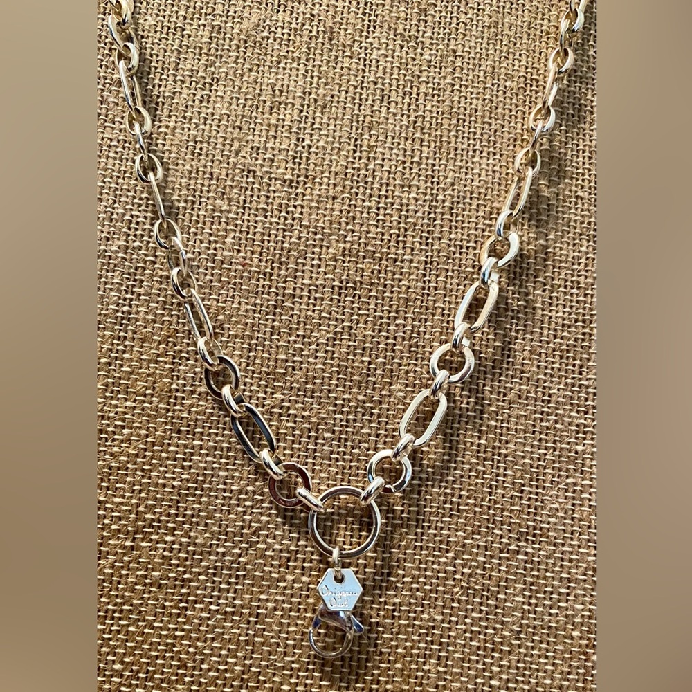 NIB Origami Owl Silver Deco Custom Chain 32" (retired collection)
